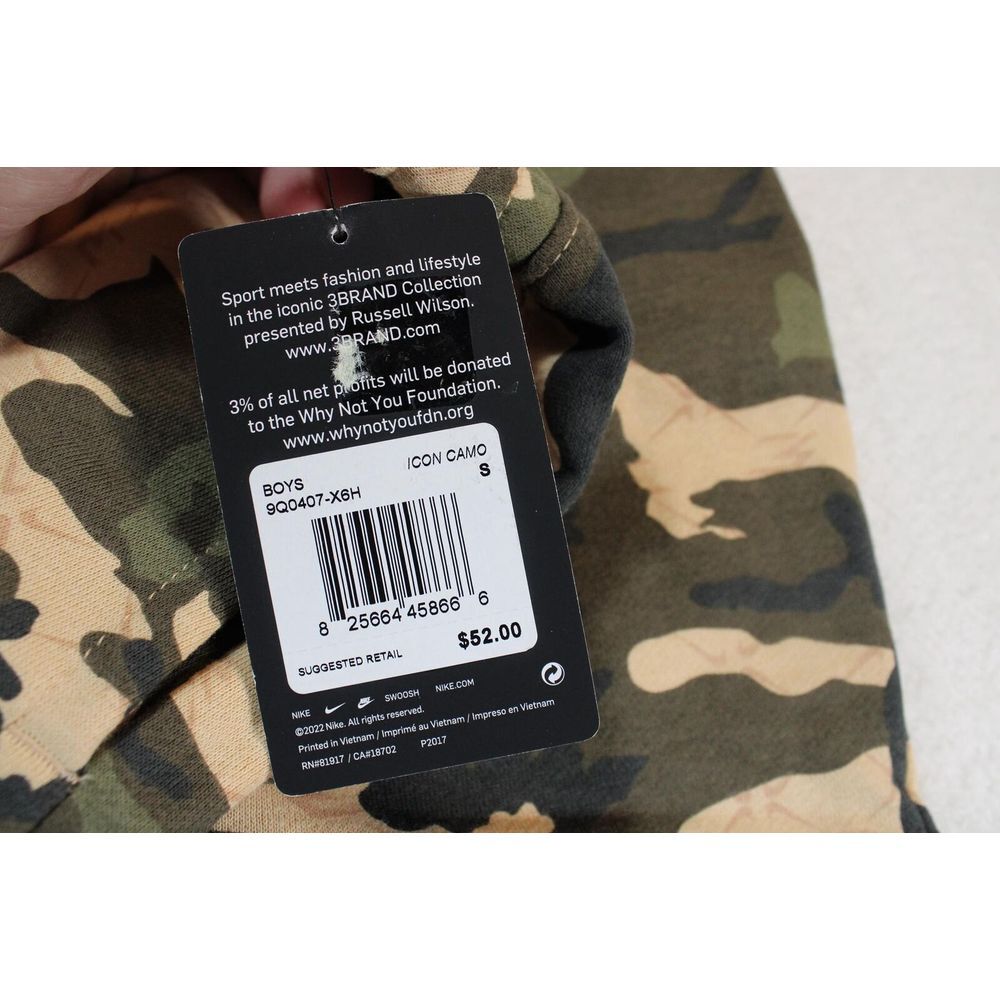 Nike Icon Camo Camouflage Jogging Sweat Pants Boys Youth Medium M New NWT - Picture 2 of 12